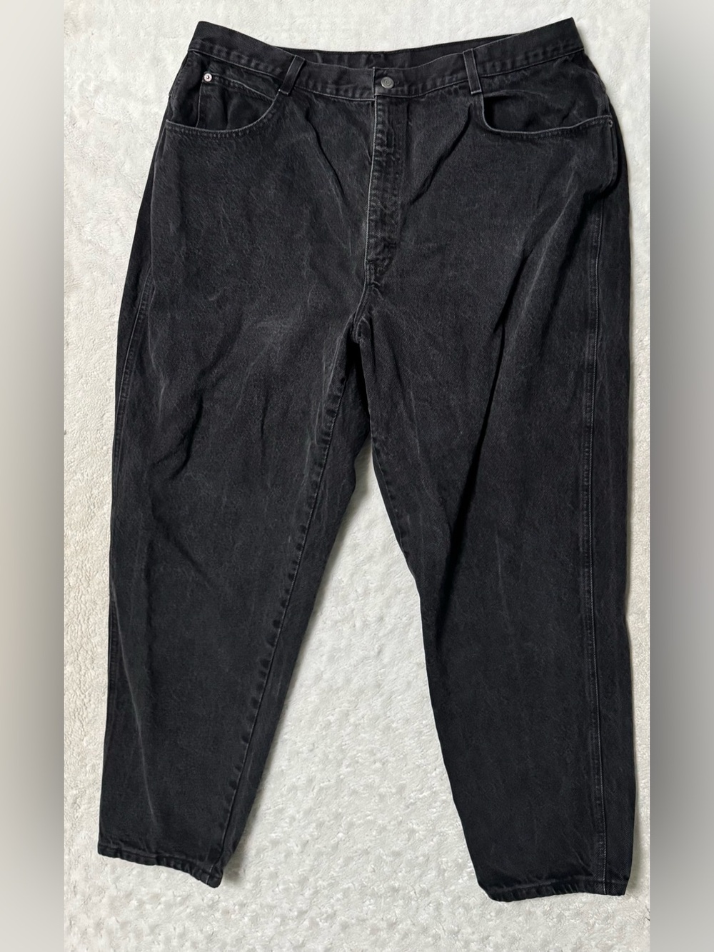 Gitano Jean’s wear Vintage High Waist Washed Black Mom Jeans 1990’s Denim